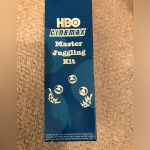 HBO juggling kit given at swag suite